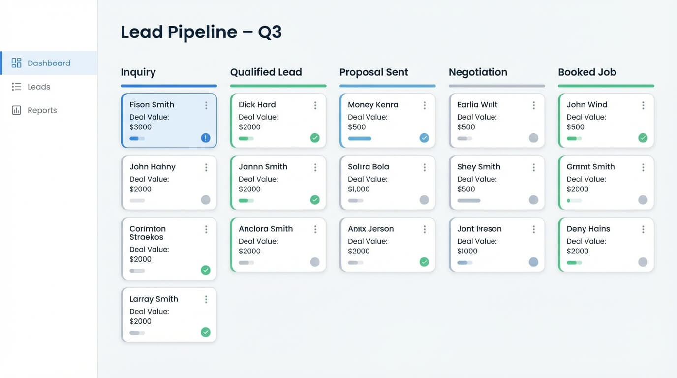 Lead opvolging voor stukadoors